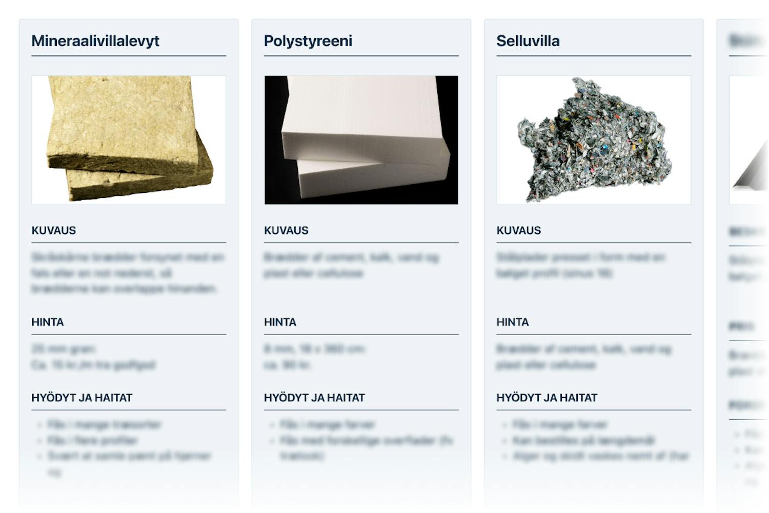 Eristemateriaalit Eristemateriaalit